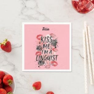 Servilleta De Papel Día Mundial del Beso