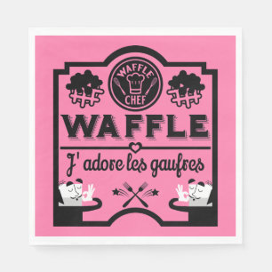 Servilleta De Papel Día Nacional de Waffle