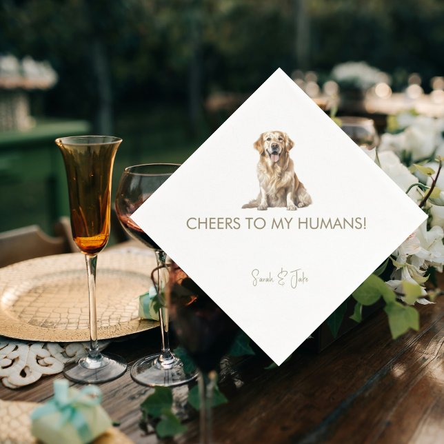 Servilleta De Papel Diagonal saluda a mi Boda Mascota Personalizado de (Subido por el creador)