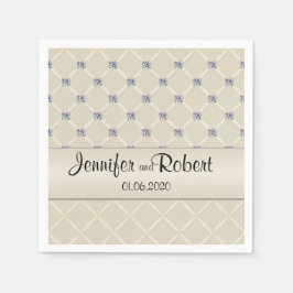 Servilleta De Papel Diamantes de diamantes de pellizco de marfil toall