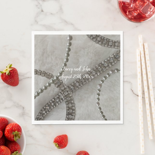 Servilleta De Papel Diamantes de Piel Blanca y servilletas de papel de (In situ)