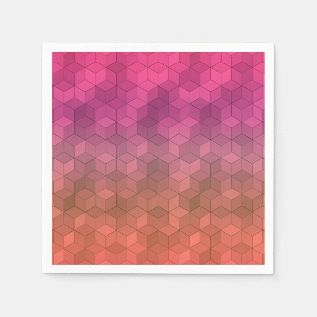 Servilleta De Papel Diamond pattern (Anverso)