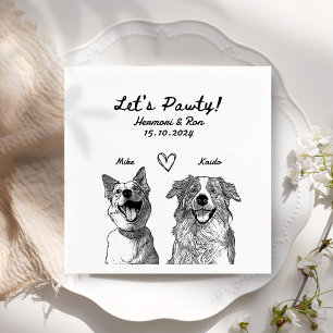 Servilleta De Papel Dibujemos toallas Bodas personalizadas