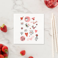Dibujo animado de amor lindo