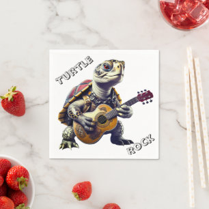 Servilleta De Papel Dibujo animado de tortuga animal