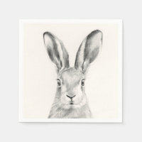 Dibujo de lápiz de conejo