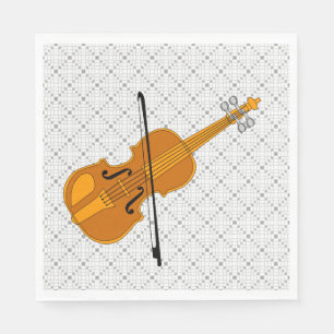 Servilleta De Papel Dibujo de violín