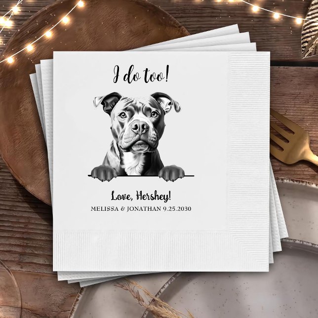 Servilleta De Papel Dibujo personalizado de la mano de un perro (Subido por el creador)