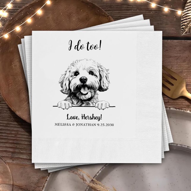 Servilleta De Papel Dibujo personalizado de perro de la fríjona de Bic (Subido por el creador)