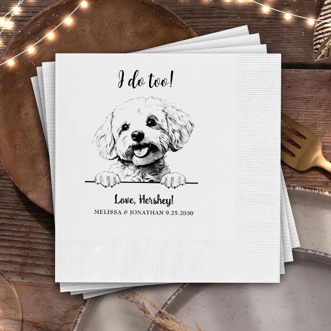 Servilleta De Papel Dibujo personalizado de perro de la fríjona de Bic (Subido por el creador)