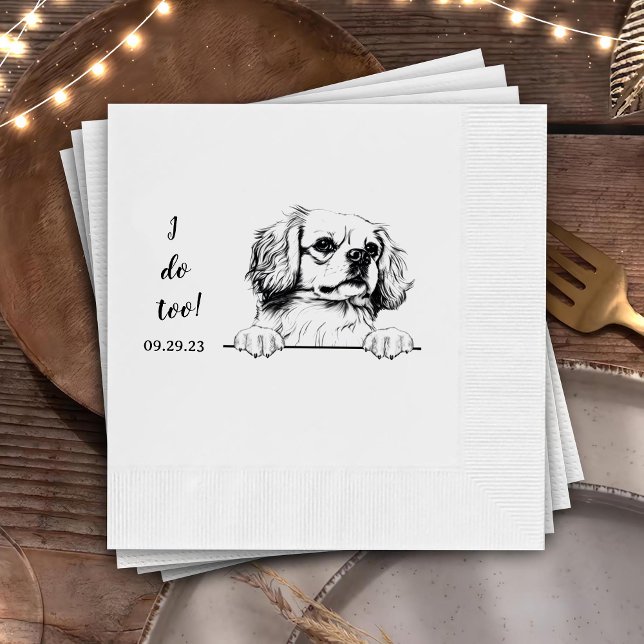 Servilleta De Papel Dibujo tibetano español de perro personalizado yo  (Subido por el creador)