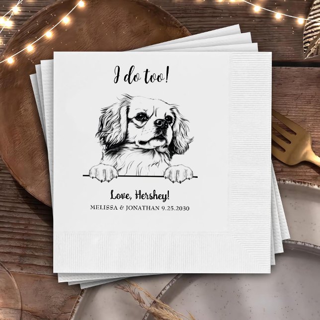 Servilleta De Papel Dibujo tibetano español de perro personalizado yo  (Subido por el creador)