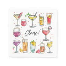 Dibujos de cócteles Cheers Drink