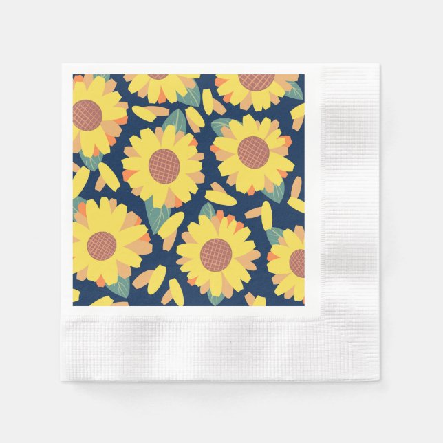 Servilleta De Papel Dibujos de Sunny Bloom (Anverso)