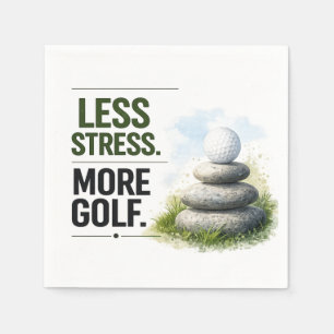 Servilleta De Papel Dicho divertido de golf para golfista