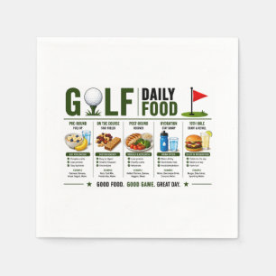 Servilleta De Papel Dicho divertido de golf para golfista