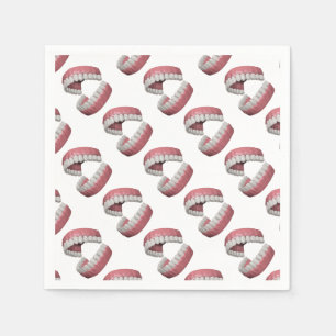 Servilleta De Papel dientes de sonrisa grandes