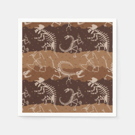 Servilleta De Papel Dig Dino Dig