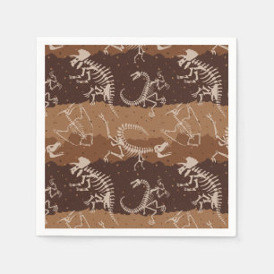 Servilleta De Papel Dig Dino Dig