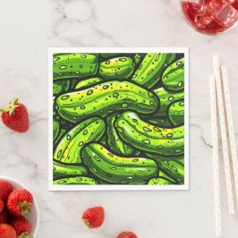 Servilleta De Papel Dill Pickle,