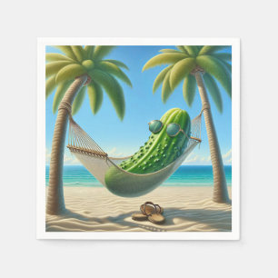 Servilleta De Papel Dill Pickle In The Tropical Hammock