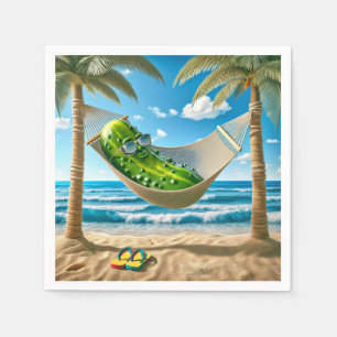Servilleta De Papel Dill Pickle In The Tropical Hammock