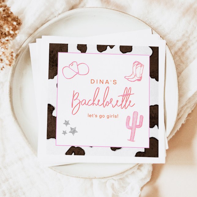 Servilleta De Papel DINA Space Cowgirl Desert Bachelorette Disco (Subido por el creador)
