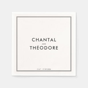 Servilleta De Papel Dinero viejo   Lujo tranquilo   boda