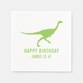 Servilleta De Papel Dinosaur Silhouette Personalizado Napkin Partido d
