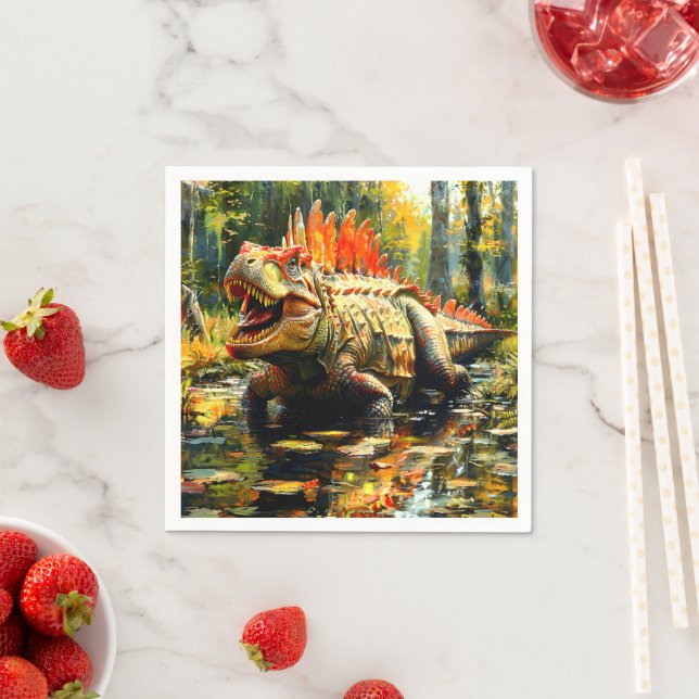 Servilleta De Papel Dinosaurio (In situ)
