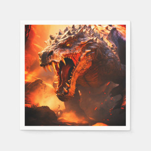 Servilleta De Papel Dinosaurio