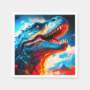 Servilleta De Papel Dinosaurio