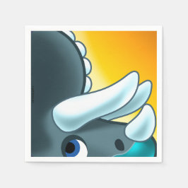 Servilleta De Papel DINOSAURIO DE PIEDRA MISTERIOSO de Jeff Willis Art