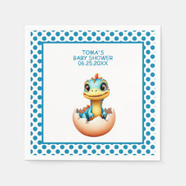 Servilleta De Papel Dinosaurio del Huevo 2