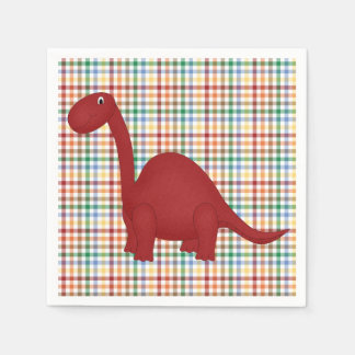 Servilleta De Papel Dinosaurio en coloridos niños de la escuela Fiesta