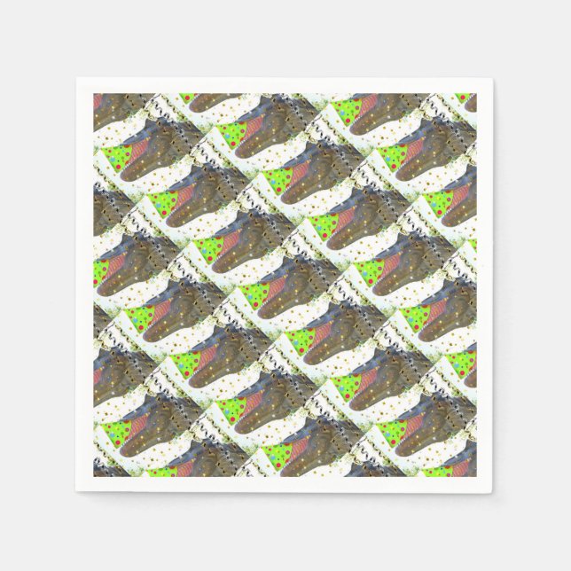 Servilleta De Papel Dinosaurio Fiesta Animal (Anverso)