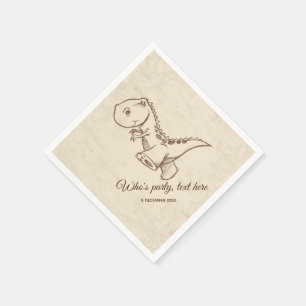 Servilleta De Papel dinosaurio, servilletas de papel cóctel