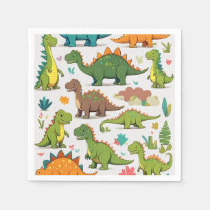 Servilleta De Papel dinosaurios
