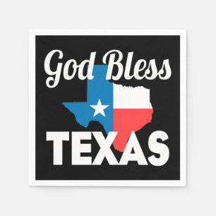 Servilleta De Papel Dios bendiga a Texas