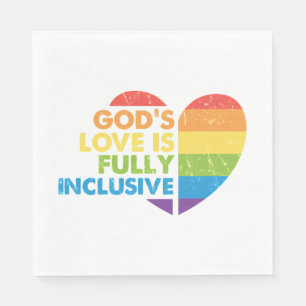 Servilleta De Papel Dios Gay Cristiano Lgbt