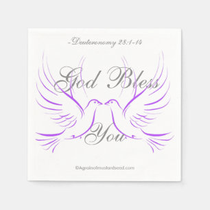 Servilleta De Papel Dios le bendice