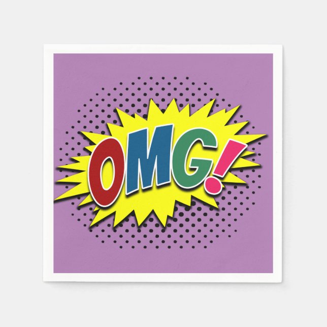 Servilleta De Papel ¡Dios mío! (Anverso)