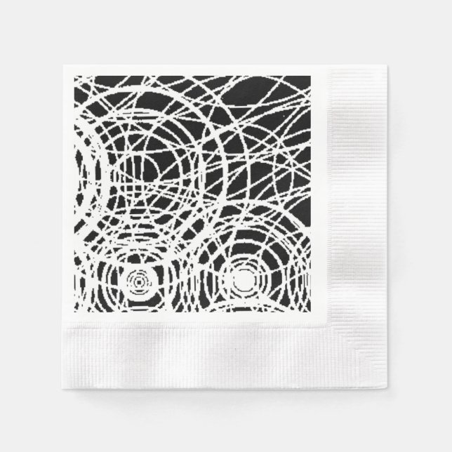 Servilleta De Papel Dios toca el agua oscura  (Anverso)