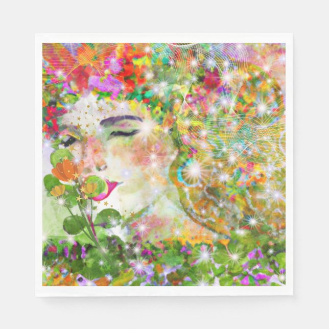 Servilleta De Papel Diosa encantada (Anverso)