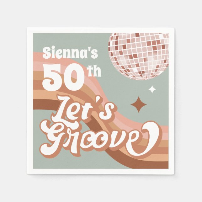 Servilleta De Papel Discoteca Fiesta Napkins (Anverso)