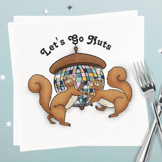 Servilleta De Papel Discoteca Squirrels