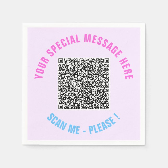 Servilleta De Papel Diseñar su propia plantilla de pañales de texto y  (Anverso)