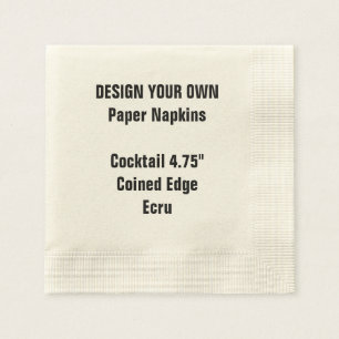 Servilleta De Papel Diseñe sus propias servilletas de papel acuñadas