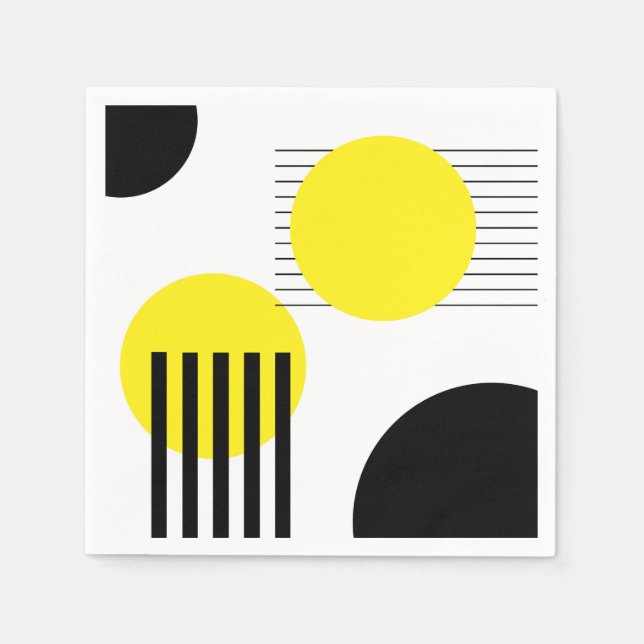 Servilleta De Papel Diseño abstracto (Anverso)