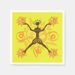 Servilleta De Papel Diseño africano